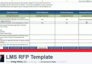 Lms Rfp Template Learning Tech Innovation Risky Business Part 2