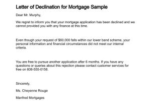 Loan Denial Letter Template Application Letter Sample Loan Application Denial Letter