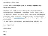 Loan Denial Letter Template Loan Rejection Letter Templates 7 Free Word Pdf format