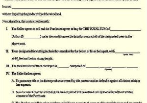 Logging Contract Template Create A solid Timber Sale Contract with This Sample