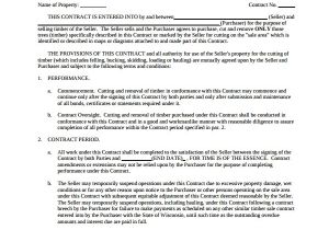 Logging Contract Template Sample Sales Contract Template 12 Free Documents