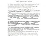 Logging Contract Template Simple Contract Template 9 Download Free Documents In