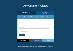 Login Page Templates Free Download In asp Net Account Login Widget Flat Responsive Widget Template