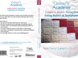 Long Arm Quilting Templates Rulers Handi Quilter Longarm Basics Using Rulers Templates Dvd