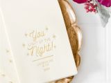 Look for A Unique Card and Information Our Custom Ivory Linen Like Guest towel with Shiny 18 Kt