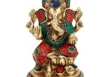 Lord Ganesh Image for Marriage Card 7 Brass Hindu Good Luck God Ganesha Statue Wedding Ganesh