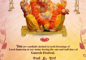Lord Ganesh Image for Marriage Card Ganesh Chaturthi 2019 Invitation Invitations Photoshop