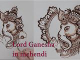 Lord Ganesh Image for Marriage Card How to Draw Lord Ganesha In Mehendi Design for Bridal Mehndi