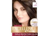 Loreal Professional Hair Colour Shade Card L oreal Paris Excellence Creme Permanent Hair Color 4 Dark Brown 100 Gray Coverage Hair Dye Pack Of 1