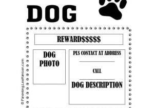 Lost Dog Flyer Template Word 40 Lost Pet Flyers Missing Cat Dog Poster Template