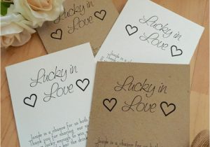 Lottery Scratch Card Wedding Favours 10 Lottery Scratch Card Wallet Holder Wedding Favours Gift