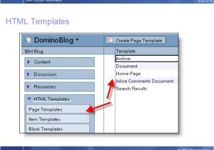 Lotus Notes Database Templates Lotus Notes Blog Template
