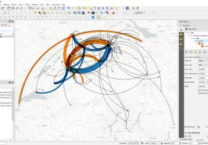 Love Actually Cue Card Generator Flow Maps In Qgis No Plugins Needed Free and Open