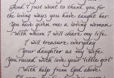 Love at the End Of A Card A Poem for the Mother Of the Bride Wedding Speech Wedding
