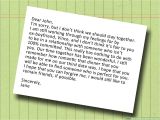Love at the End Of A Card How to Write A Dear John Letter 13 Steps with Pictures