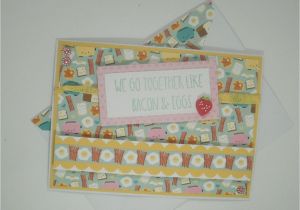 Love Card for My Husband Love Card Go together Like Bacon and Eggs Card Love Card