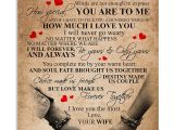 Love Card for My Husband to My Husband 16×24 Poster Size White