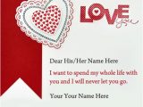 Love Card with Name Edit Love You Card Name Picture Love Name Generator