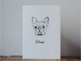 Love From In French for A Card French Bulldog Love Card