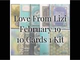 Love From Lizi Card Kit Love From Lizi February 2019 10 Cards 1 Kit