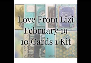 Love From Lizi Card Kit Love From Lizi February 2019 10 Cards 1 Kit