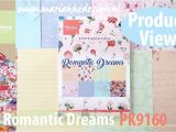 Love From Lizi Card Kit Paper Pad Flip Trough Pk9160 Romantic Dreams Product View by Marianne Design