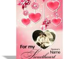 Love Greeting Card with Name Alwaysgift for My Sweetheart Greeting Card