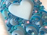 Love Her Ka Greeting Card Quilling Card Quilled Heart Wedding Anniversary Gift
