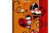 Love Ke Greeting Card Aaya Hai Alwaysgift Paper Valentine Hamper Multicolour Pack Of 1