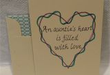 Love Note for Birthday Card An Auntie S Heart is Filled with Love Auntie Card Aunt