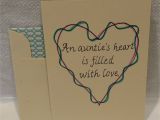 Love Note for Birthday Card An Auntie S Heart is Filled with Love Auntie Card Aunt
