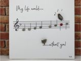 Love Of My Life Birthday Card Pebble Art Unique Gift song Birds Music Lovers B