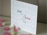Love Of My Life Card Personalised Love Of My Life Card by Molly Moo Designs