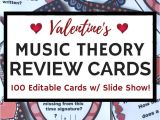 Love or Illusion Activity Card Set Valentines Day Music Activities Worksheet W 100 Editable