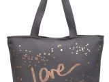 Love to Shop Card John Lewis Womens Radley London Grey Love Large Zip top Canvas tote Bag