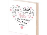 Love to Shop Gift Card Madchen Geschenk Zur Geburt Personalisiertes Bild Aus Holz