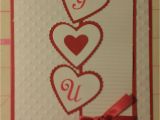 Love U Card with Name Hand Made I Love You Card Valentines Day Anniversary