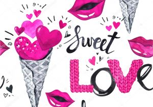 Love Words for Valentine Card Valentine S Day Seamless Pattern Stock Photo A C Anastezzzia