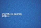 Lovely Professional University Admit Card Dcom501 International Business International Business