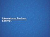Lovely Professional University Admit Card Dcom501 International Business International Business