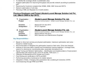 Lte Optimization Engineer Resume Lte Rf Optimization Engineer Resume Proofreadingwebsite