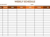 Lunch Roster Template Free Work Schedule Templates for Word and Excel