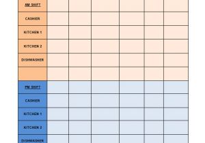 Lunch Roster Template Restaurant Schedule Template 11 Free Excel Word