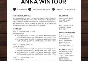 Mac Word Resume Templates Resume Template Cv Template for Word Mac by