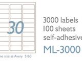 Maco Laser and Inkjet Labels Template Maco Ml3000 White Laser Inkjet Shipping Address Labels