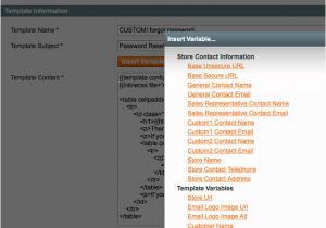 Magento Custom Email Template Variables Magento Email Templates Customization Mageworx