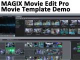 Magix Movie Edit Pro Templates Magix Movie Edit Pro Movie Template Demo Youtube