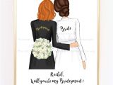 Maid Of Honour Thank You Card Bridesmaid Proposal Card Matron Of Honor Card Maid Of