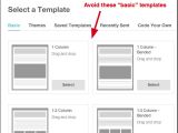 Mailchimp Email Template Dimensions Accentuate Your Message with This Clean and Simple