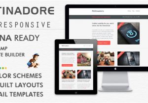 Mailchimp Email Templates themeforest Retinadore Responsive Email Newsletter Template by